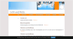 Desktop Screenshot of licht-und-mehr.de